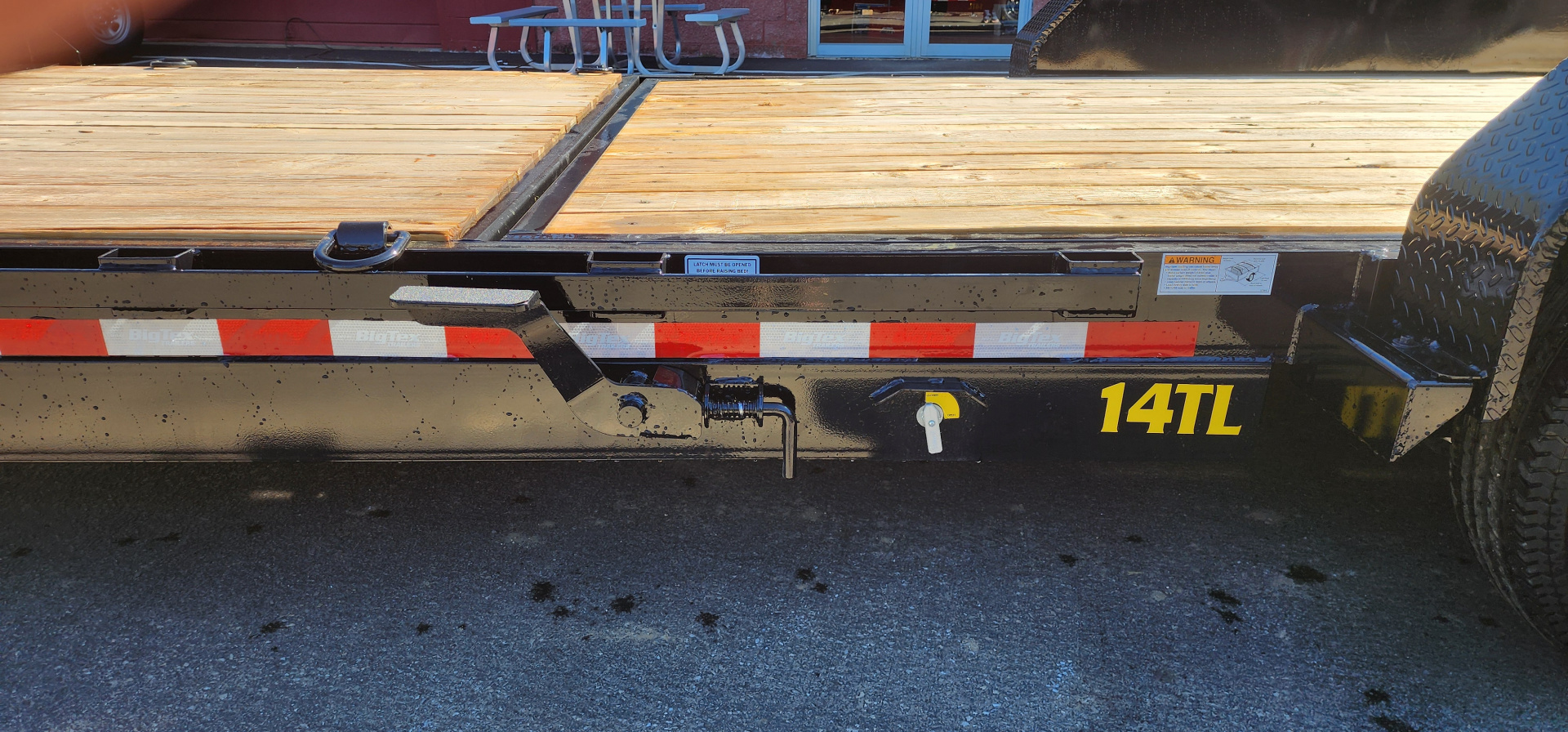 New 7 x 22 (16+6) Big Tex 14TL Tilt Equipment Trailer 14k**REMOVABLE FENDERS