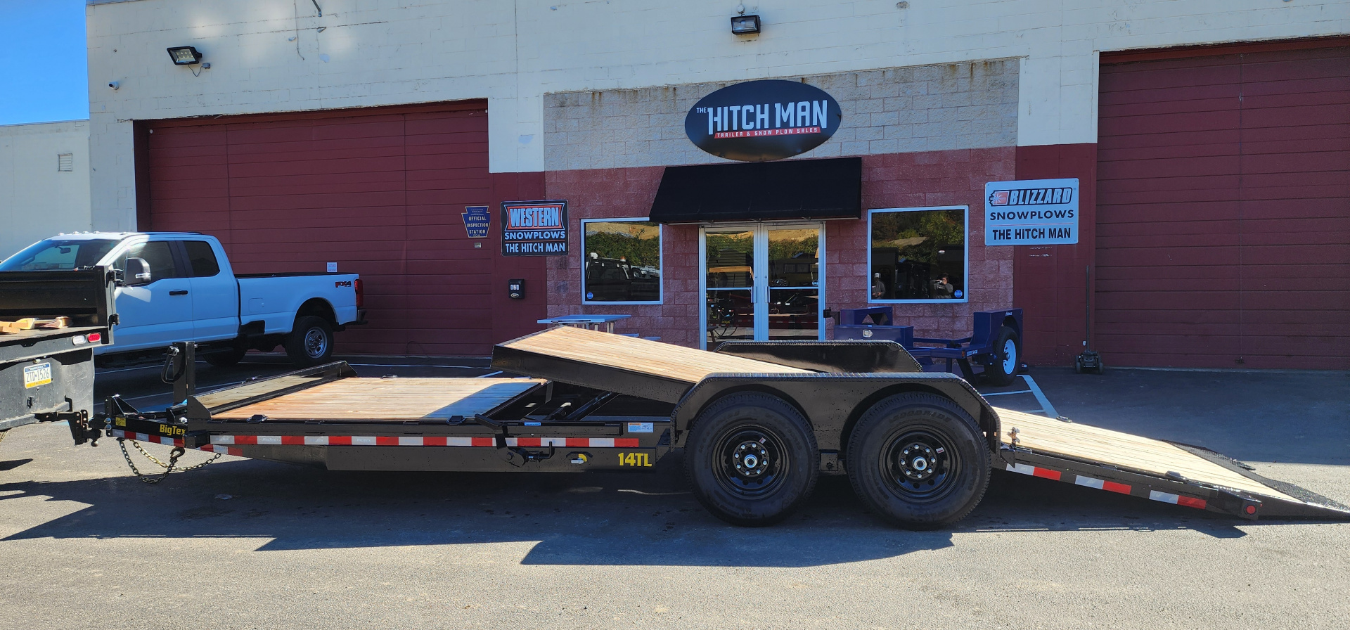 New 7 x 22 (16+6) Big Tex 14TL Tilt Equipment Trailer 14k**REMOVABLE FENDERS