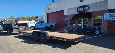 New 7 x 22 (16+6) Big Tex 14TL Tilt Equipment Trailer 14k**REMOVABLE FENDERS