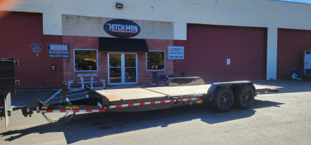New 7 x 22 (16+6) Big Tex 14TL Tilt Equipment Trailer 14k**REMOVABLE FENDERS
