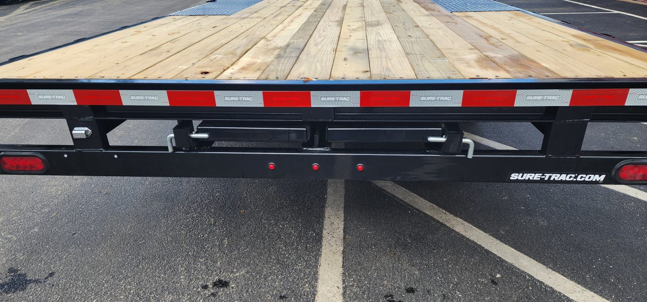New 8.5 x 18 Sure-Trac Low Profile Flat Deck Deckover 10k