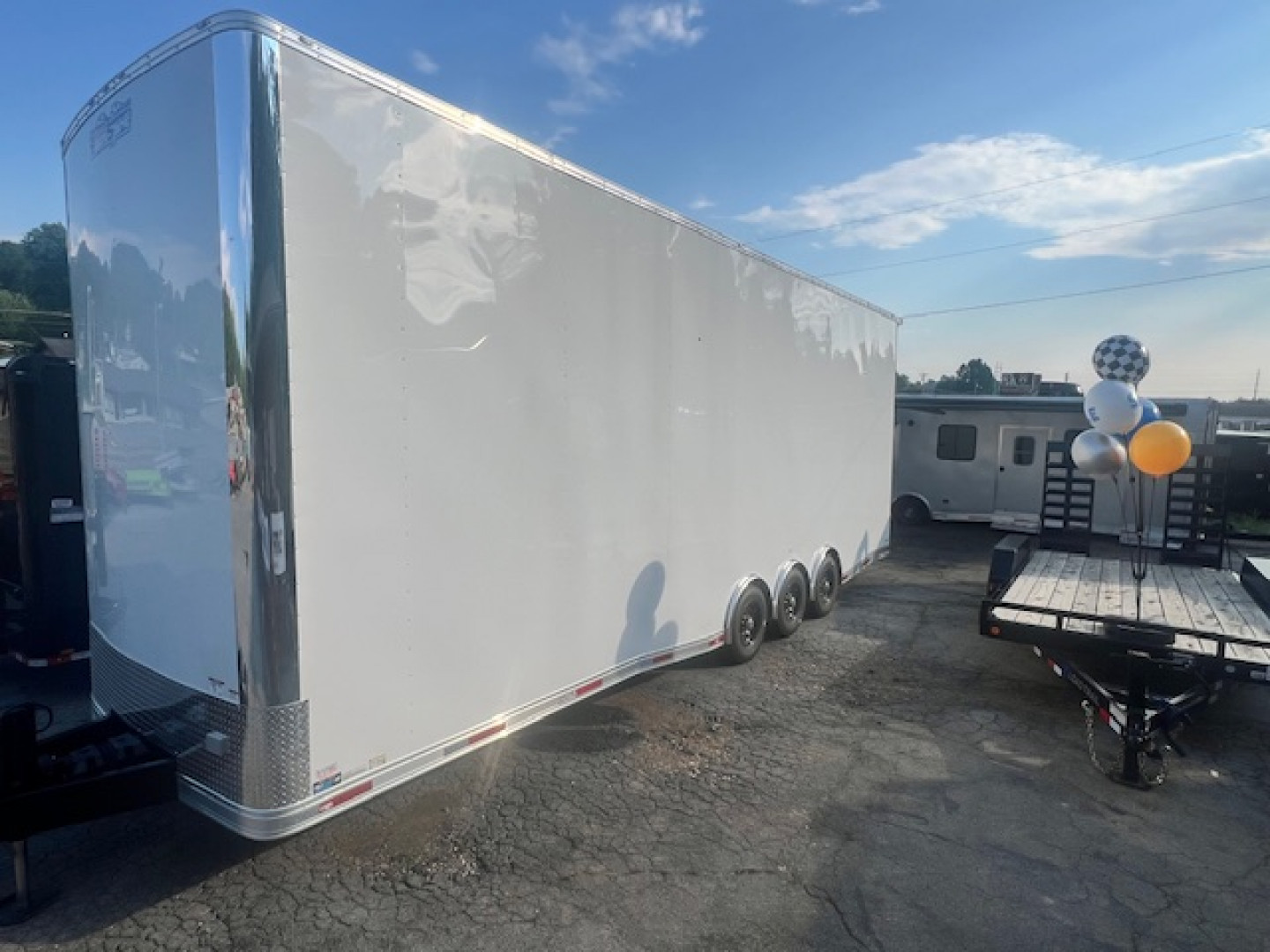New 2025 Outlaw Trailers 8.5' x 30' Stacker Race Trailer Cargo / Enclosed Trailer