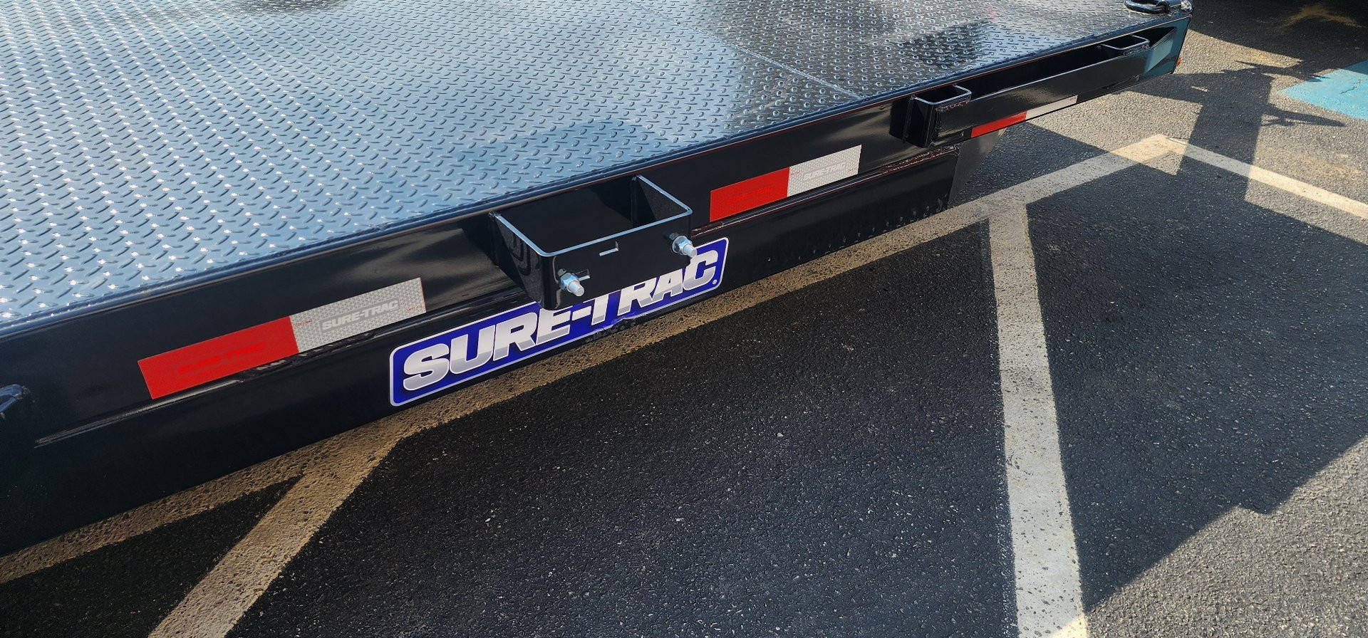 New 7 x 20 (16+4) Sure-Trac Steel Deck Car Hauler Trailer 10k