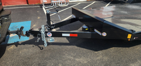 New 7 x 20 (16+4) Sure-Trac Steel Deck Car Hauler Trailer 10k