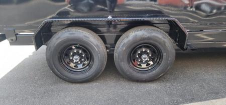 New 7 x 16 Sure-Trac Low-Pro Telescopic Dump Trailer 4ft Side 14k w/Hydraulic Jack
