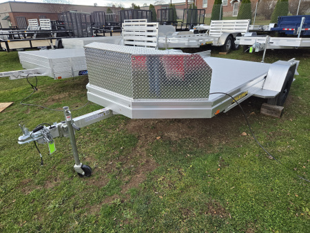 New 6.5' x 12.5' ALUMA UTR12 UTV Trailer, 3K GVWR ***w/ Built-in Tool Box & Pull Out Ramp