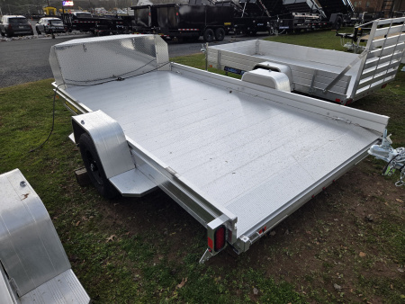 New 6.5' x 12.5' ALUMA UTR12 UTV Trailer, 3K GVWR ***w/ Built-in Tool Box & Pull Out Ramp