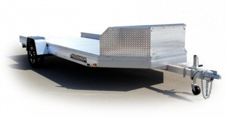 New 6.5' x 12.5' ALUMA UTR12 UTV Trailer, 3K GVWR ***w/ Built-in Tool Box & Pull Out Ramp