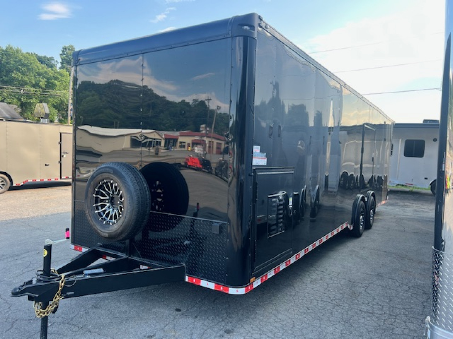 New 2025 Outlaw Trailers 8.5' x 30 Enclosed Race Trailer W/ Awning & Escape Door Cargo / Enclosed Trailer