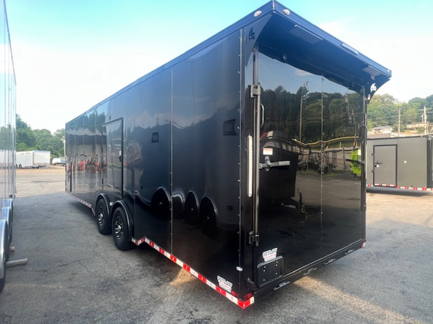 New 2025 Outlaw Trailers 8.5' x 30 Enclosed Race Trailer W/ Awning & Escape Door Cargo / Enclosed Trailer
