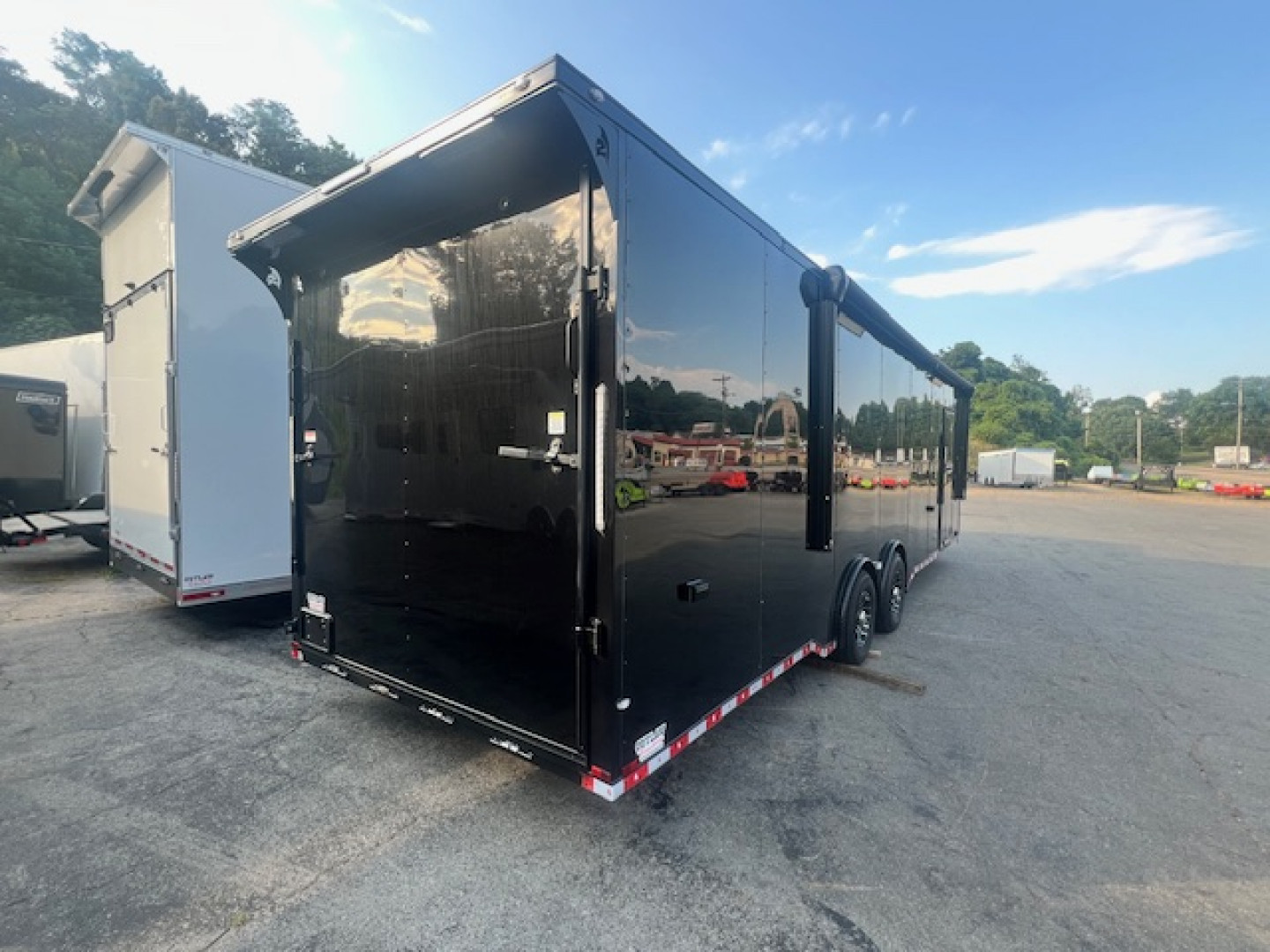 New 2025 Outlaw Trailers 8.5' x 30 Enclosed Race Trailer W/ Awning & Escape Door Cargo / Enclosed Trailer