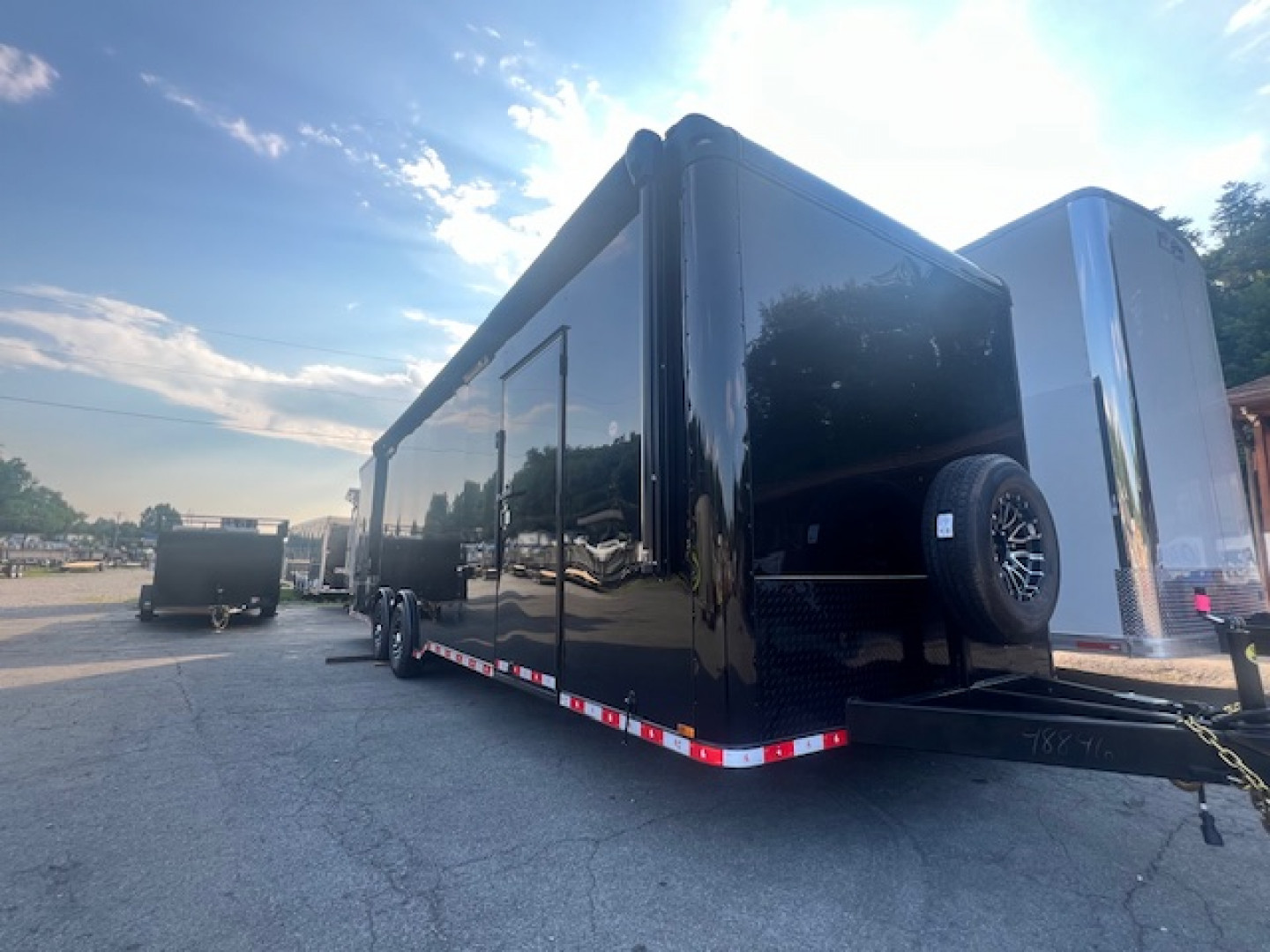 New 2025 Outlaw Trailers 8.5' x 30 Enclosed Race Trailer W/ Awning & Escape Door Cargo / Enclosed Trailer