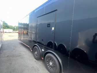 New 2025 Outlaw Trailers 8.5' x 30 Enclosed Race Trailer W/ Awning & Escape Door Cargo / Enclosed Trailer