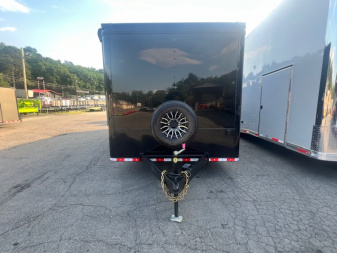 New 2025 Outlaw Trailers 8.5' x 30 Enclosed Race Trailer W/ Awning & Escape Door Cargo / Enclosed Trailer