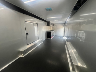 New 2025 Outlaw Trailers 8.5' x 30 Enclosed Race Trailer W/ Awning & Escape Door Cargo / Enclosed Trailer