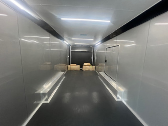 New 2025 Outlaw Trailers 8.5' x 30 Enclosed Race Trailer W/ Awning & Escape Door Cargo / Enclosed Trailer