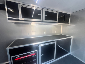 New 2025 Outlaw Trailers 8.5' x 30 Enclosed Race Trailer W/ Awning & Escape Door Cargo / Enclosed Trailer