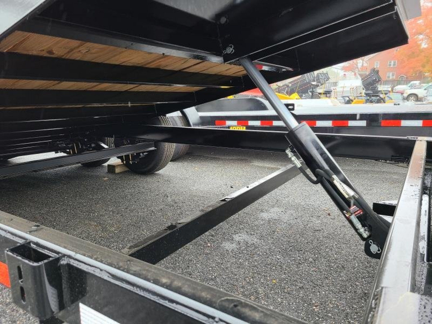 New 7' x 18' B-Wise HT18-14 Hydraulic Tilt Bed Equipment Trailer, 14K GVWR ***w/ Winch Mount, Adj. Coupler, 8k Dropleg Jack