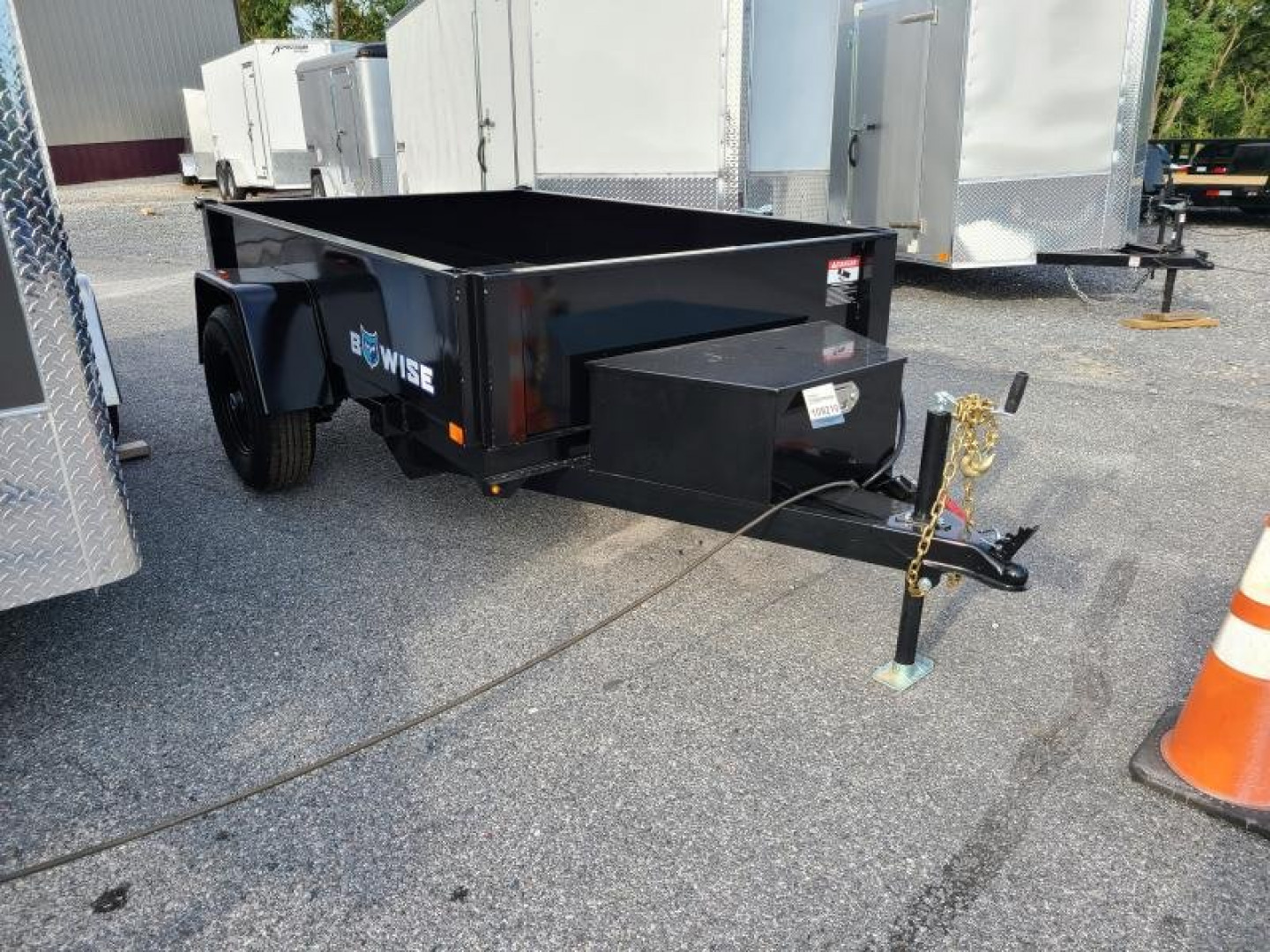 New 5' x 8' B-Wise Low Profile Dump Trailer, 5K GVWR **Single Axle w/Brakes