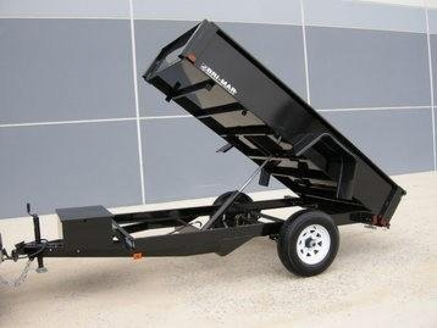 New 5' x 8' B-Wise Low Profile Dump Trailer, 5K GVWR **Single Axle w/Brakes