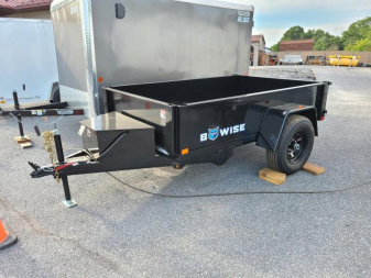 New 5' x 8' B-Wise Low Profile Dump Trailer, 5K GVWR **Single Axle w/Brakes