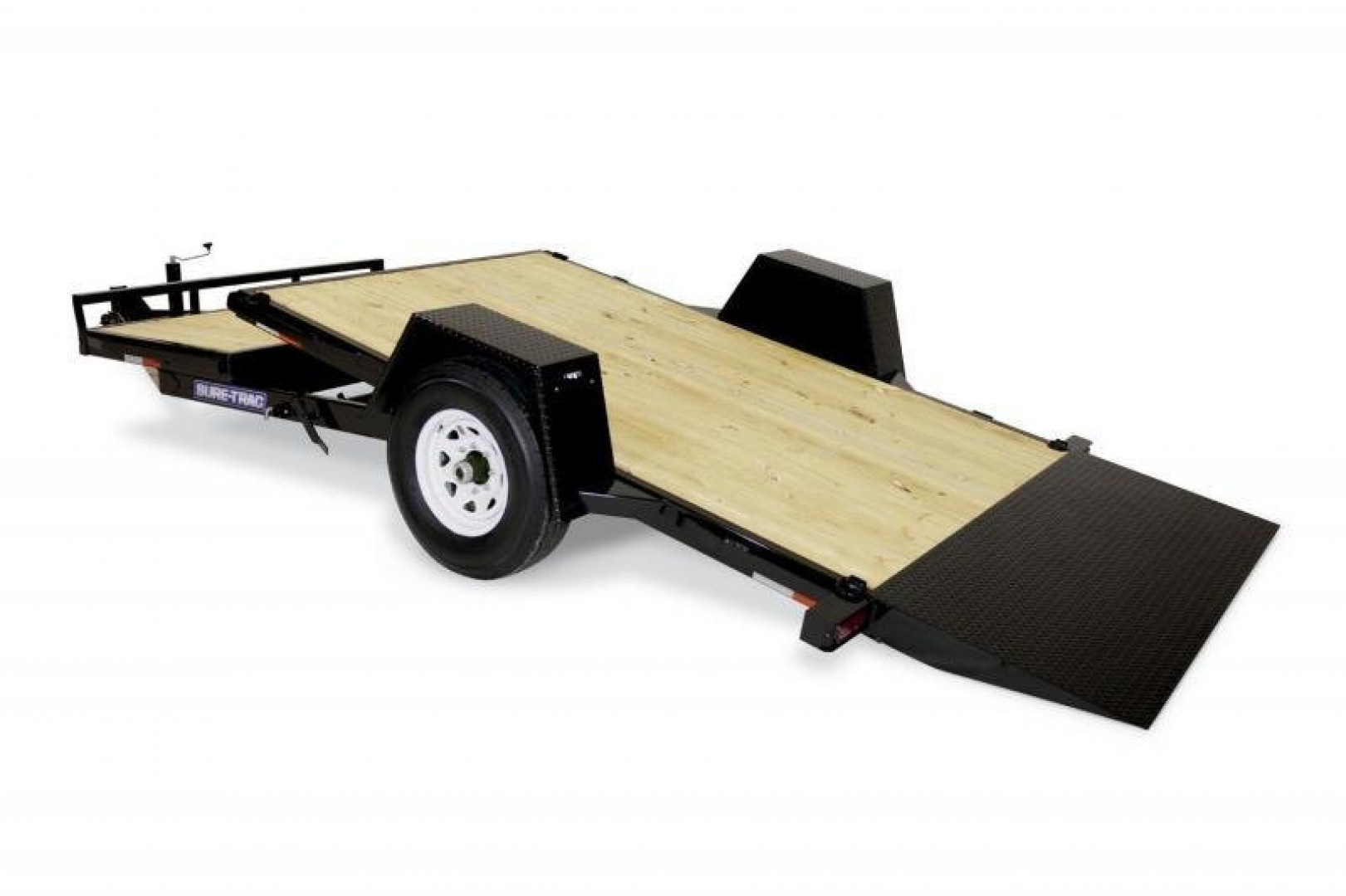 New 6.5 x 12 Sure-Trac Single-Axle Tilt Bed Equipment Trailer, 7.8k GVWR