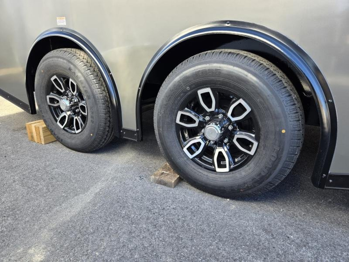 New 8.5 x 24 Homesteader Champion Enclosed Car Trailer, 10k ***Charcoal Black Out w/Spread Torsion Axles, PolyCor Side Panels & Alum Wheels