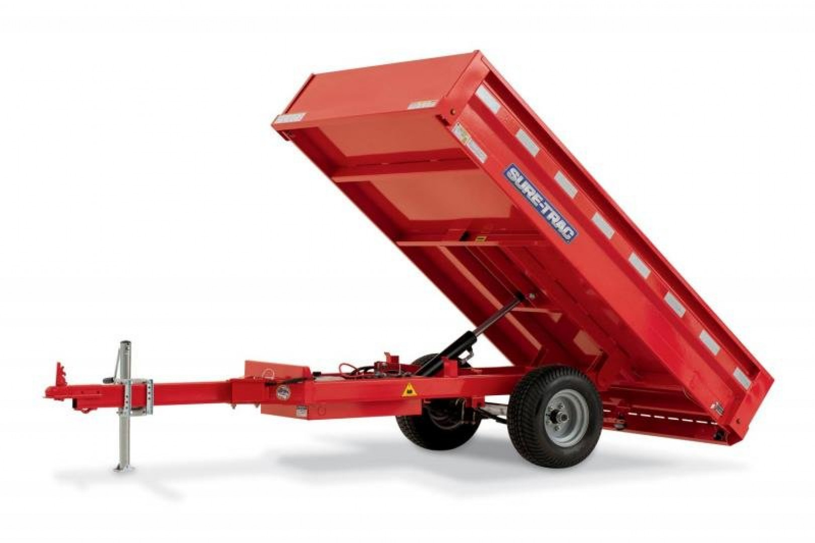 New 4.5 x 8 Sure-Trac Utility Dump Trailer, 3k GVWR w/Ramps