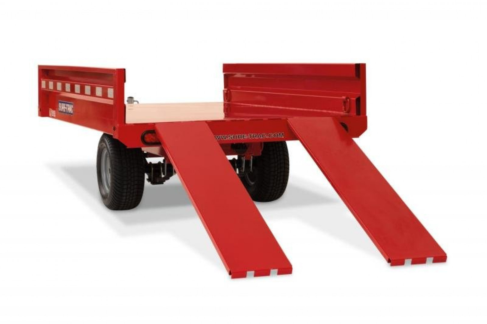 New 4.5 x 8 Sure-Trac Utility Dump Trailer, 3k GVWR w/Ramps