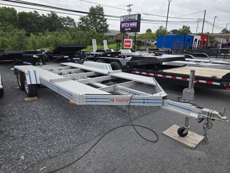 New 80  x 15' Trailex CT-8045EB Open Deck Lightweight Aluminum Car Hauler 7k **w/ Alum Wheels