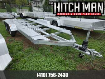 New 80" x 15' Trailex CT-8055EB Open Deck Lightweight Aluminum Car Hauler 7k  **w/Steel Wheels