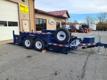 New 6'2" x 12'5" Air Tow 3D-12 Drop-Deck/Dump Trailer, 15K GVWR ***Includes Spare Tire Mount & 110v Battery Charger