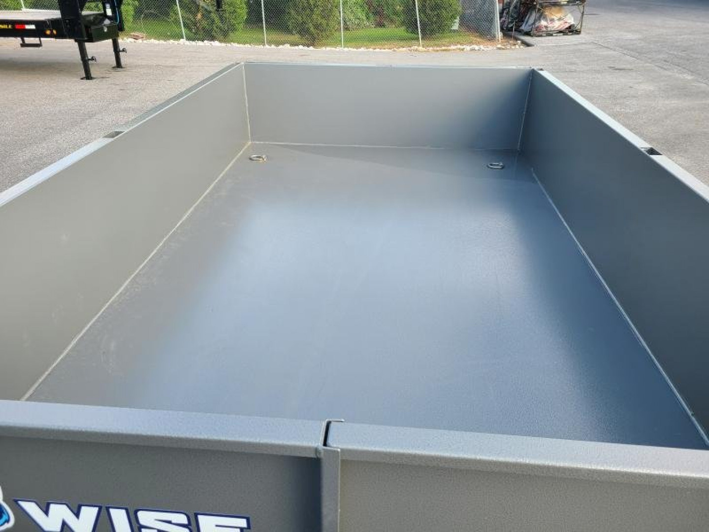 New 6 x 10 B-WISE LE Series Low Profile Dump Trailer, 10K GVWR ***Hammertone Gray w/ Combo Gate, Ramps & D-Rings