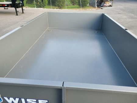 New 6 x 10 B-WISE LE Series Low Profile Dump Trailer, 10K GVWR ***Hammertone Gray w/ Combo Gate, Ramps & D-Rings