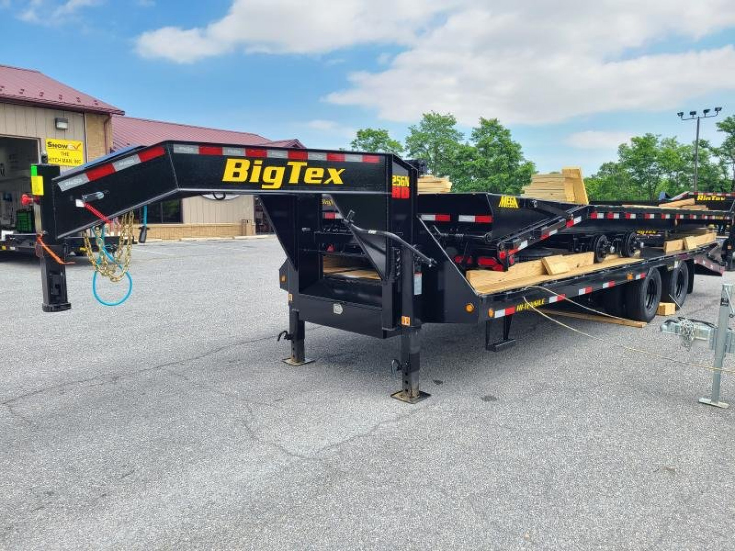 New 8.5 x 25 (20+5) Big Tex 25GN HD Gooseneck Deckover Equipment Trailer 25.9K  **w/ Mega Ramps & Spare Tire