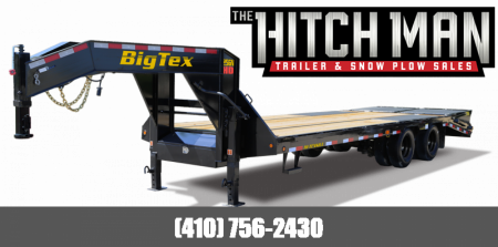New 8.5 x 25 (20+5) Big Tex 25GN HD Gooseneck Deckover Equipment Trailer 25.9K  **w/ Mega Ramps & Spare Tire