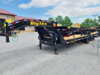 New 8.5 x 25 (20+5) Big Tex 25GN HD Gooseneck Deckover Equipment Trailer 25.9K  **w/ Mega Ramps & Spare Tire