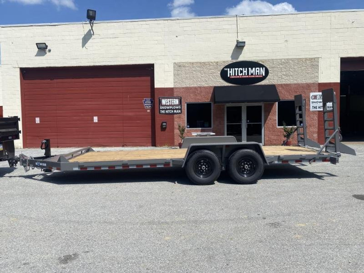 New 7 x 20 EH20 BWISE Equipment Trailer 14k ***Hammertone Gray