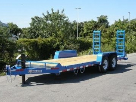 New 7 x 20 EH20 BWISE Equipment Trailer 14k ***Hammertone Gray