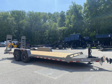 New 7 x 20 EH20 BWISE Equipment Trailer 14k ***Hammertone Gray