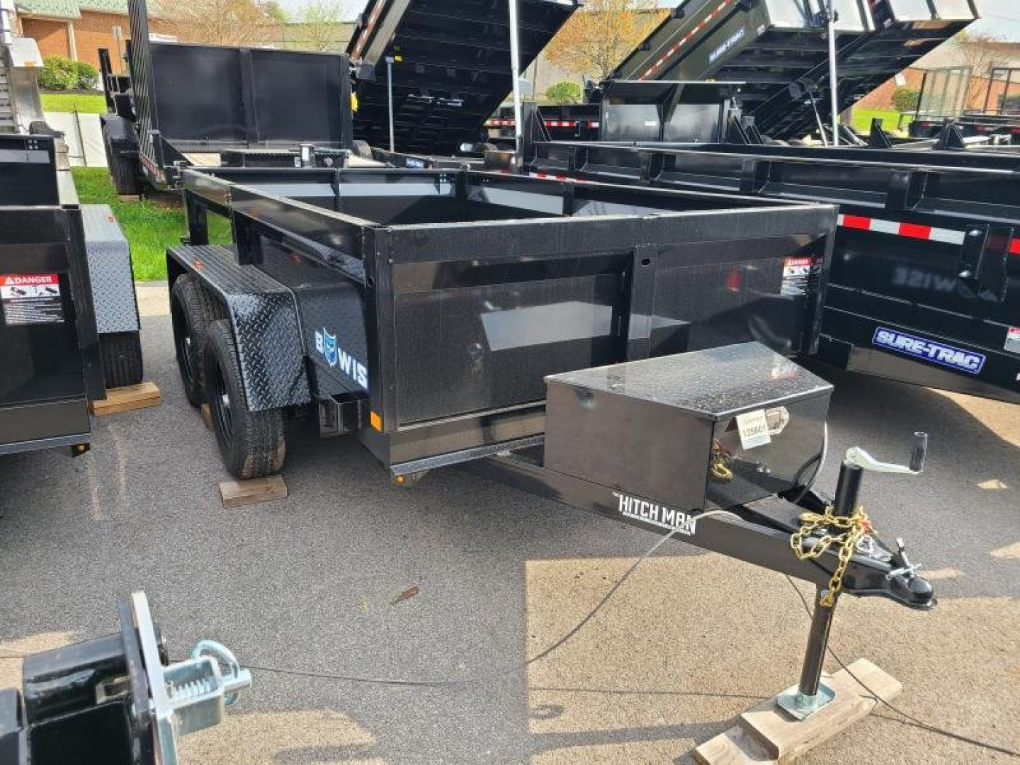 New 6 x 10 B-WISE LE Series Low Profile Dump Trailer, 10K GVWR ***w/Combo Gate, Ramps & D-Rings