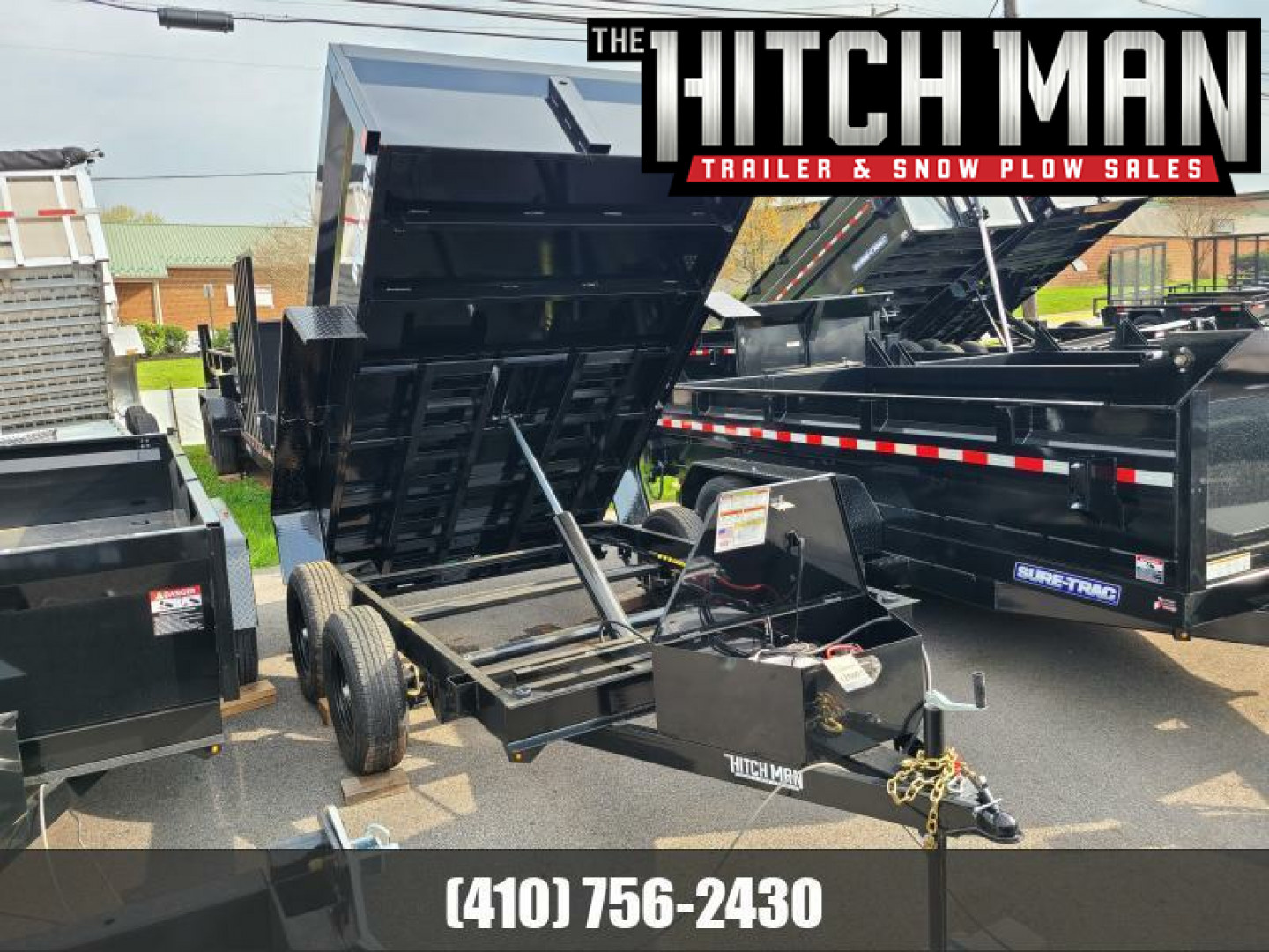 New 6 x 10 B-WISE LE Series Low Profile Dump Trailer, 10K GVWR ***w/Combo Gate, Ramps & D-Rings