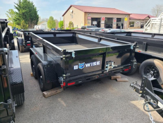 New 6 x 10 B-WISE LE Series Low Profile Dump Trailer, 10K GVWR ***w/Combo Gate, Ramps & D-Rings