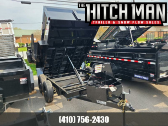 New 6 x 10 B-WISE LE Series Low Profile Dump Trailer, 10K GVWR ***w/Combo Gate, Ramps & D-Rings