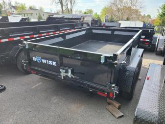 New 6 x 10 B-WISE LE Series Low Profile Dump Trailer, 10K GVWR ***w/Combo Gate, Ramps & D-Rings