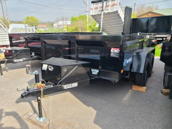 New 6 x 10 B-WISE LE Series Low Profile Dump Trailer, 10K GVWR ***w/Combo Gate, Ramps & D-Rings