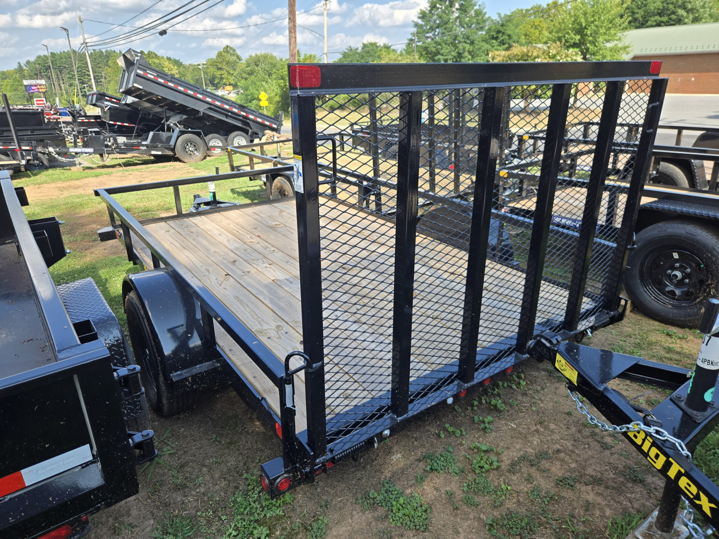New 6'5" x 10 Big Tex 35SA Utility Trailer, 3k GVWR ***w/ Spring Assist Gate, Spare Mount