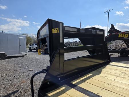 New 8.5 x 30 (25+5) Big Tex 16GN Gooseneck Deck Over Equipment Trailer, 17.5k **w/Mega Ramps & Spare Tire Assy