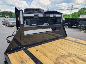 New 8.5 x 30 (25+5) Big Tex 16GN Gooseneck Deck Over Equipment Trailer, 17.5k  **w/Mega Ramps & Spare Tire Assy