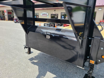 New 8.5 x 30 (25+5) Big Tex 16GN Gooseneck Deck Over Equipment Trailer, 17.5k  **w/Mega Ramps & Spare Tire Assy